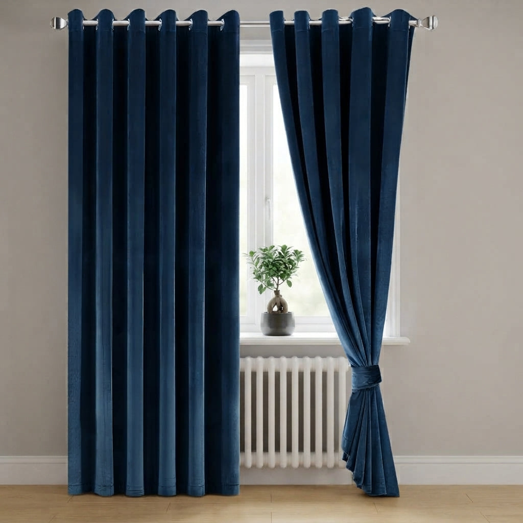 Plush Velvet Luxury Blackout Curtains