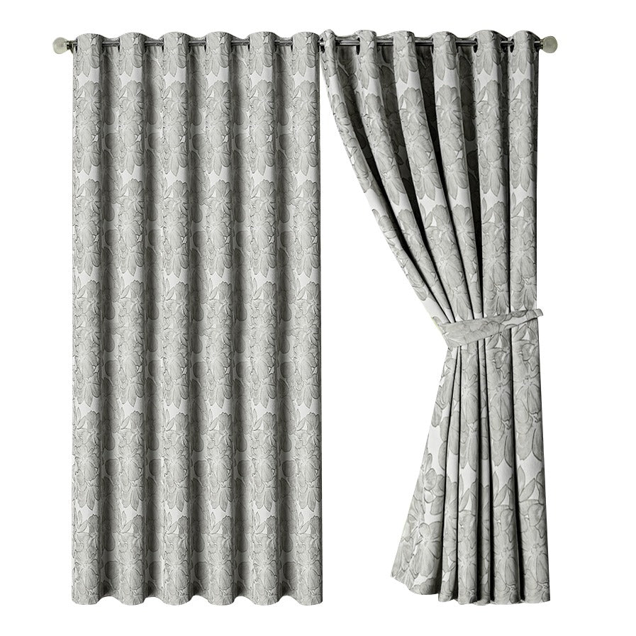 Diana Luxury Floral Blackout Curtains
